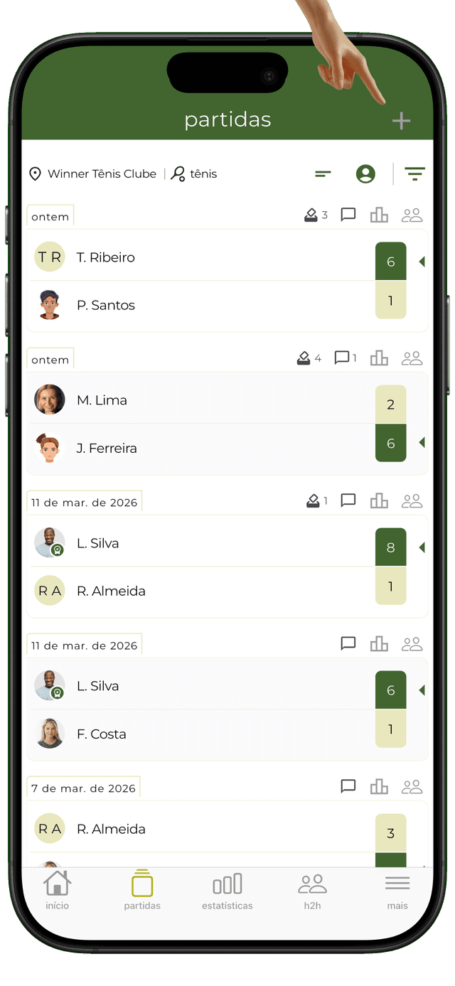 match add screen with score entry (1/5)
